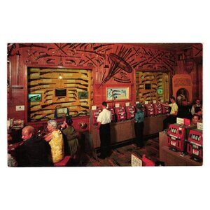 Vintage Postcard Gun Museum Harolds Club Reno NV Weapons Souvenirs Slot Machines